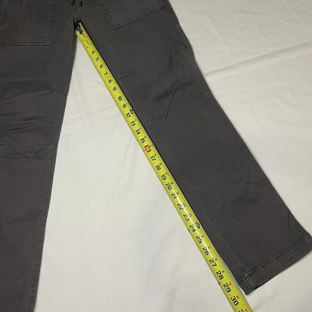 FAHERTY Brand Men's Traveler Pants Rugged Grey Size Small Drawstring Chino - Picture 3 of 9
